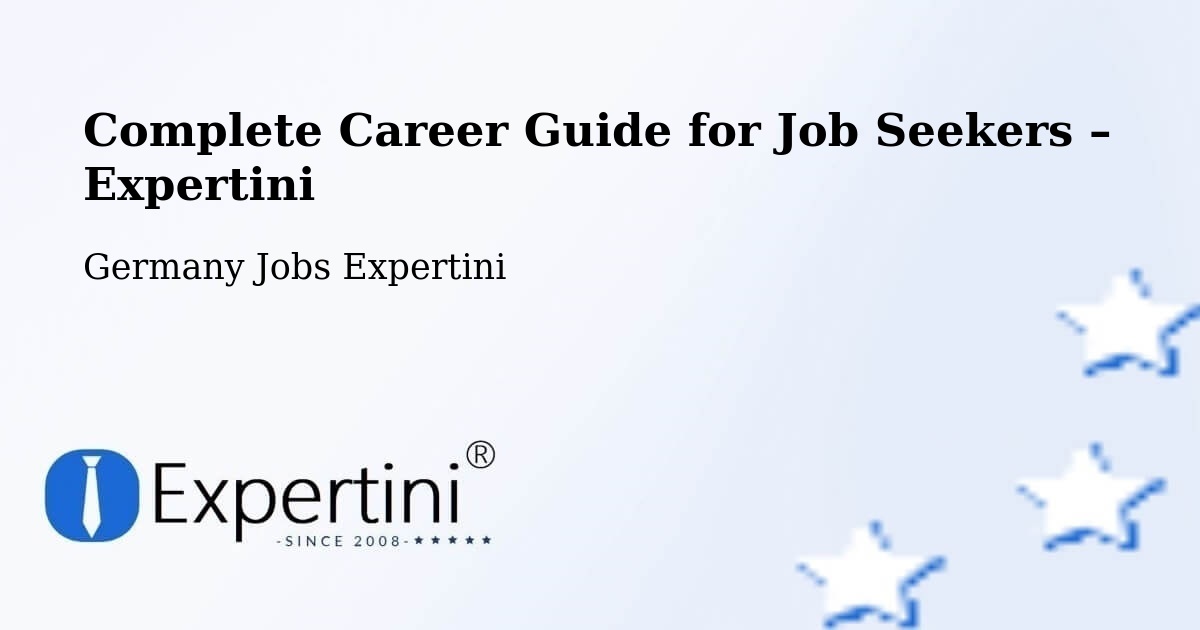 Career Guide for Job Seekers – Gummersbach - Gummersbach, Germany Jobs Expertini